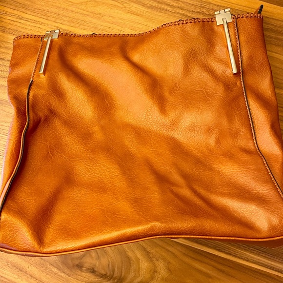 Faux Leather Shoulder Bag - Picture 2 of 4